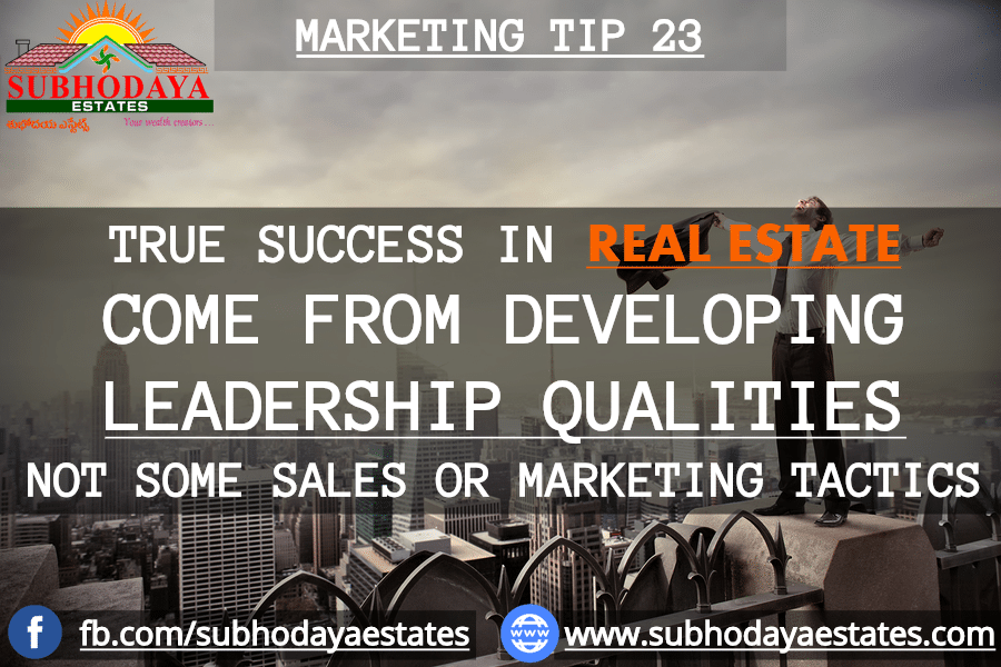Best Marketing tips Subhodaya Estates